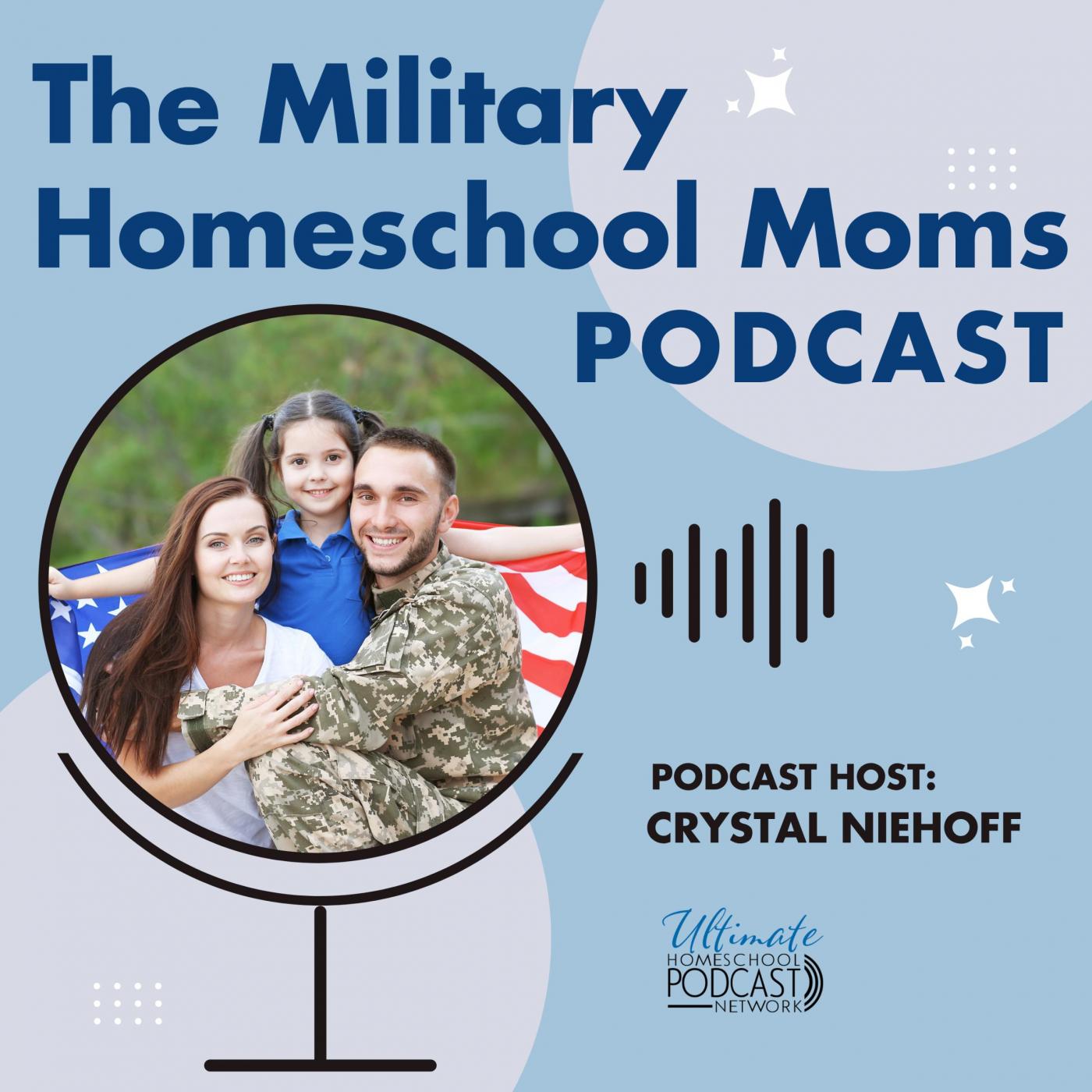 Military Homeschool Moms  Podcast Cover Art