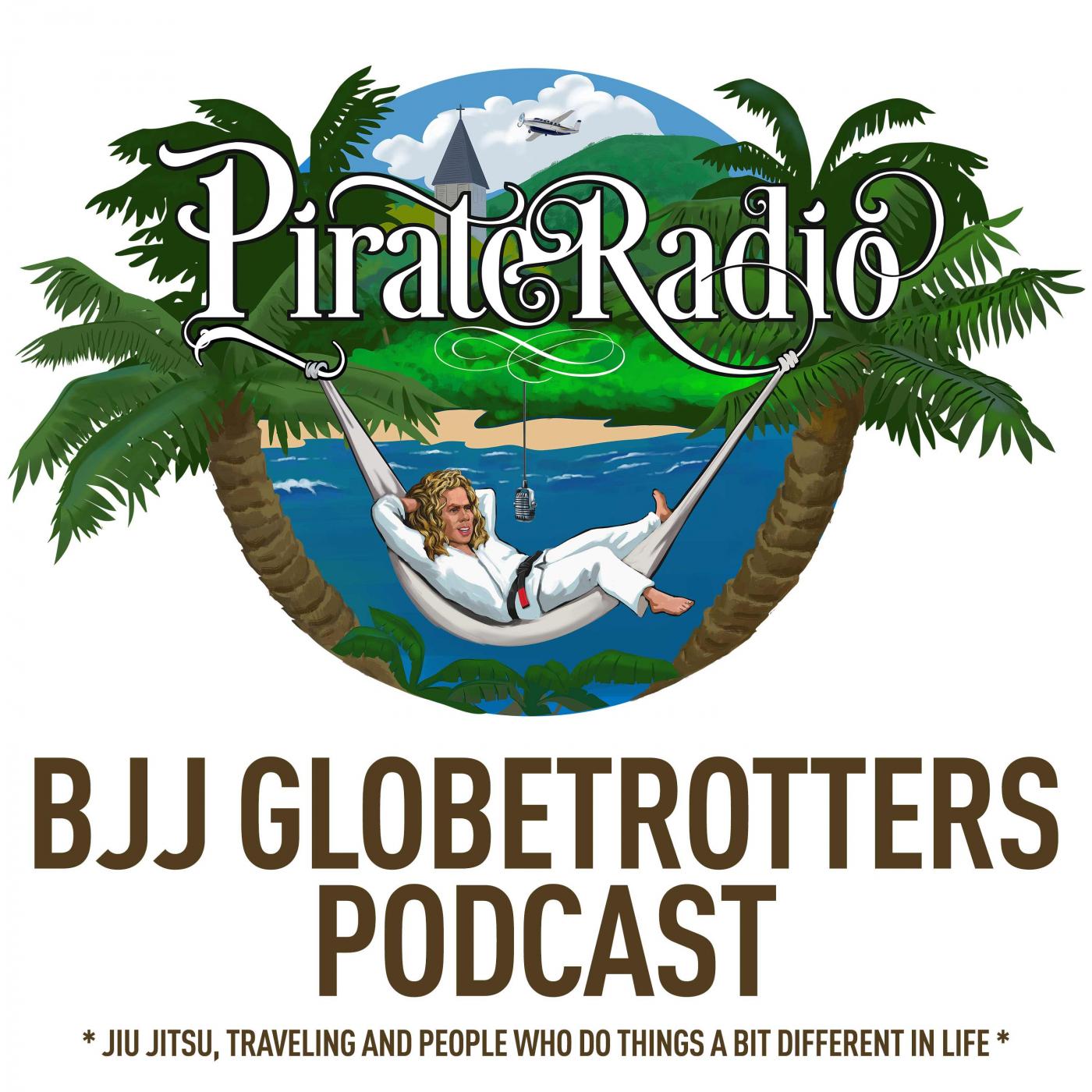 BJJ Globetrotters Pirate Radio Podcast Cover Art