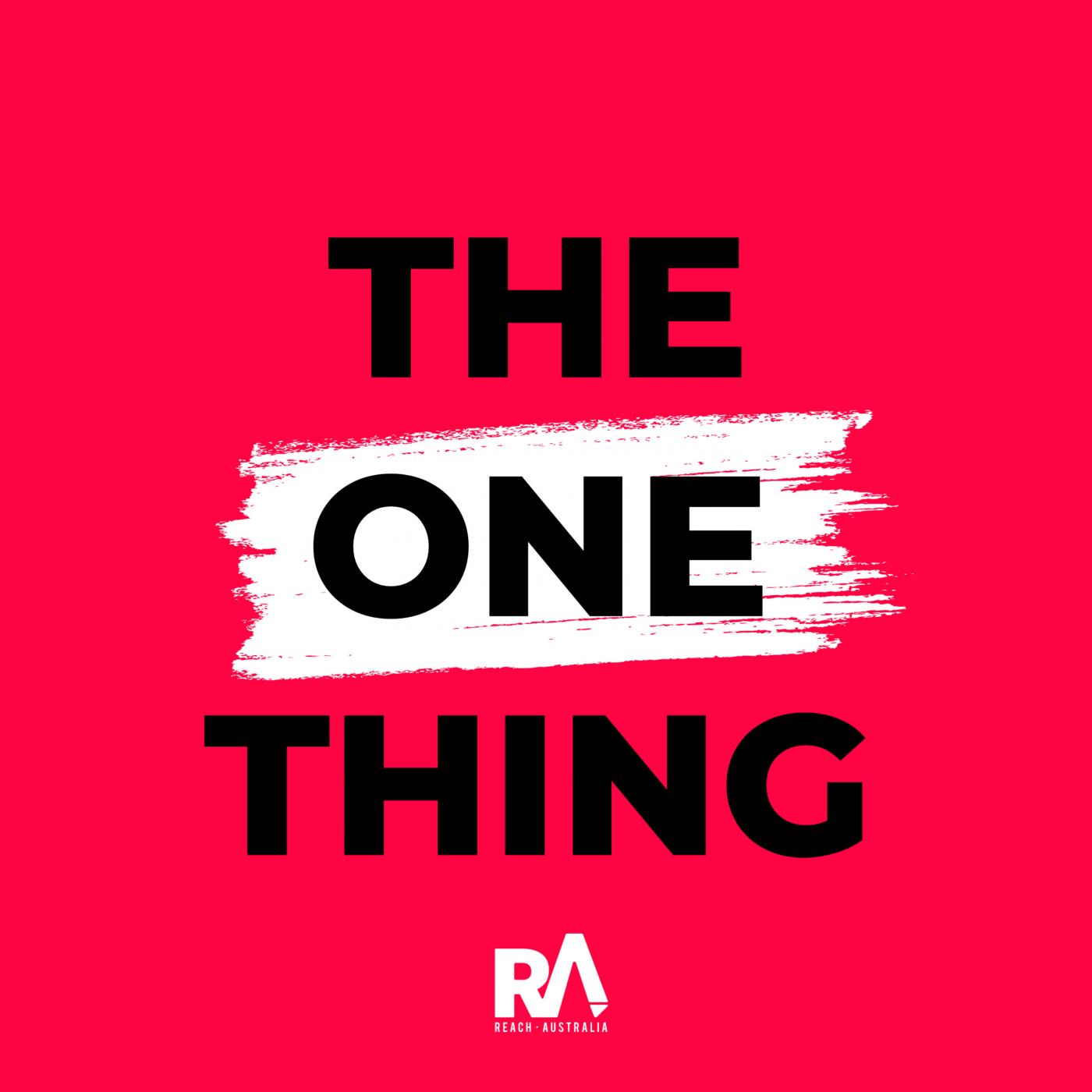 The One Thing Cover Art