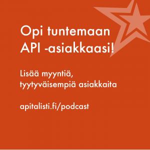 Cover art of Opi tuntemaan API -asiakkaasi Opi tuntemaan API -asiakkaasi