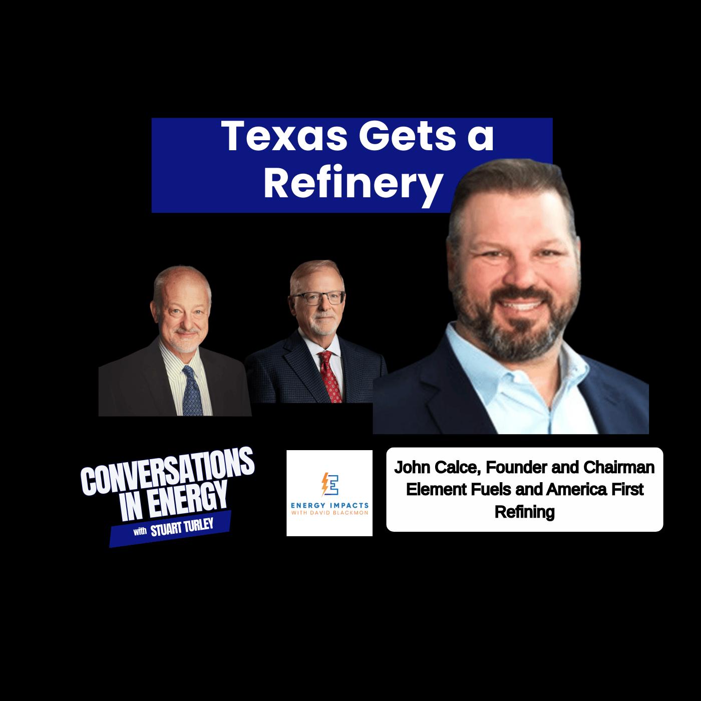 Texas Gets A Refinery - Energy Security Starts at Home - Energy Dominance is displayed through your exports Texas Gets A Refinery - Energy Security Starts at Home - Energy Dominance is displayed through your exports