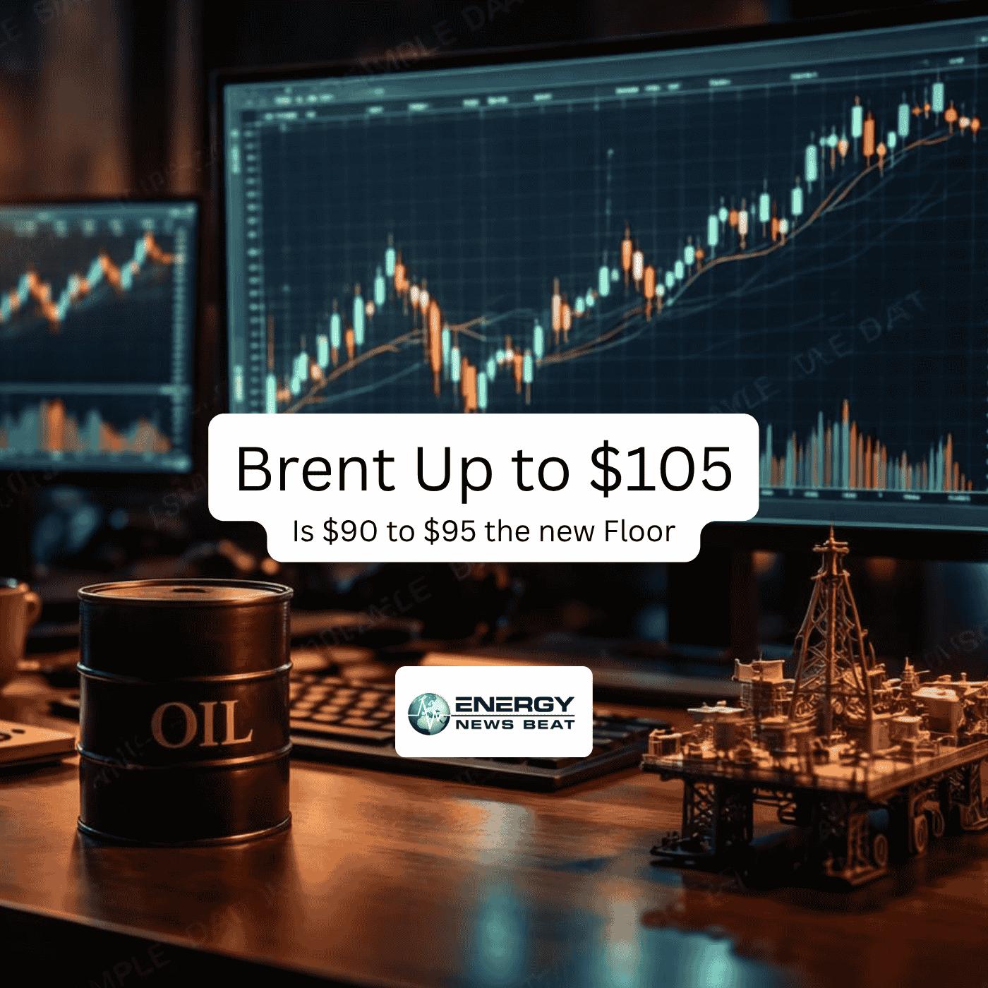 With Brent Oil at $105 is $90 to $95 the new Floor for WTI?