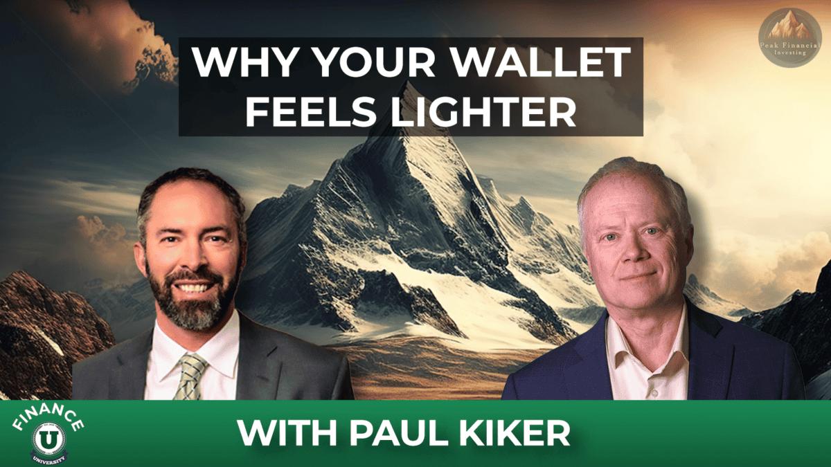 Why Your Wallet Feels Lighter & Tracking The Recession