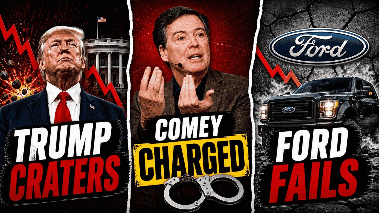 Trump's Approval Craters, Comey Charges, Border Stall & Ford's EV Disaster | 05-01-26 episode artwork