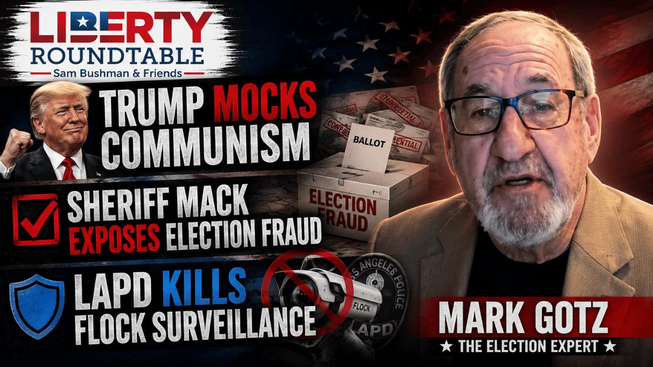 Trump Mocks Communism, Election Fraud Exposed, & LAPD Kills Flock Surveillance | 07-15-26 episode artwork