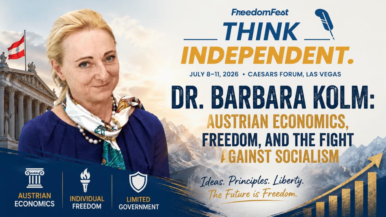 Dr. Barbara Kolm: Austrian Economics, Freedom, and the Fight Against Socialism | 07-25-26 episode artwork