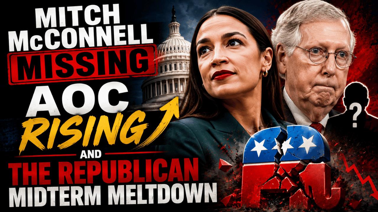 Mitch McConnell Missing, AOC Rising, and the Republican Midterm Meltdown | 08-06-26 episode artwork