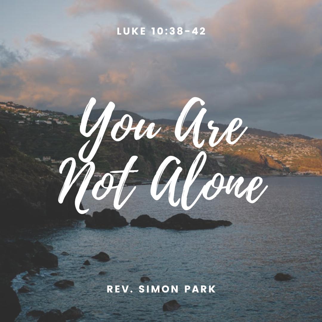 You Are Not Alone