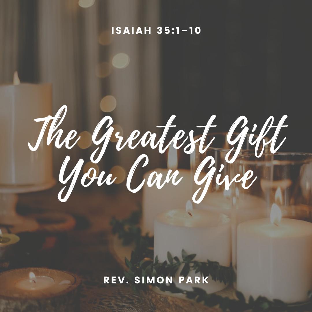 The Greatest Gift You Can Give