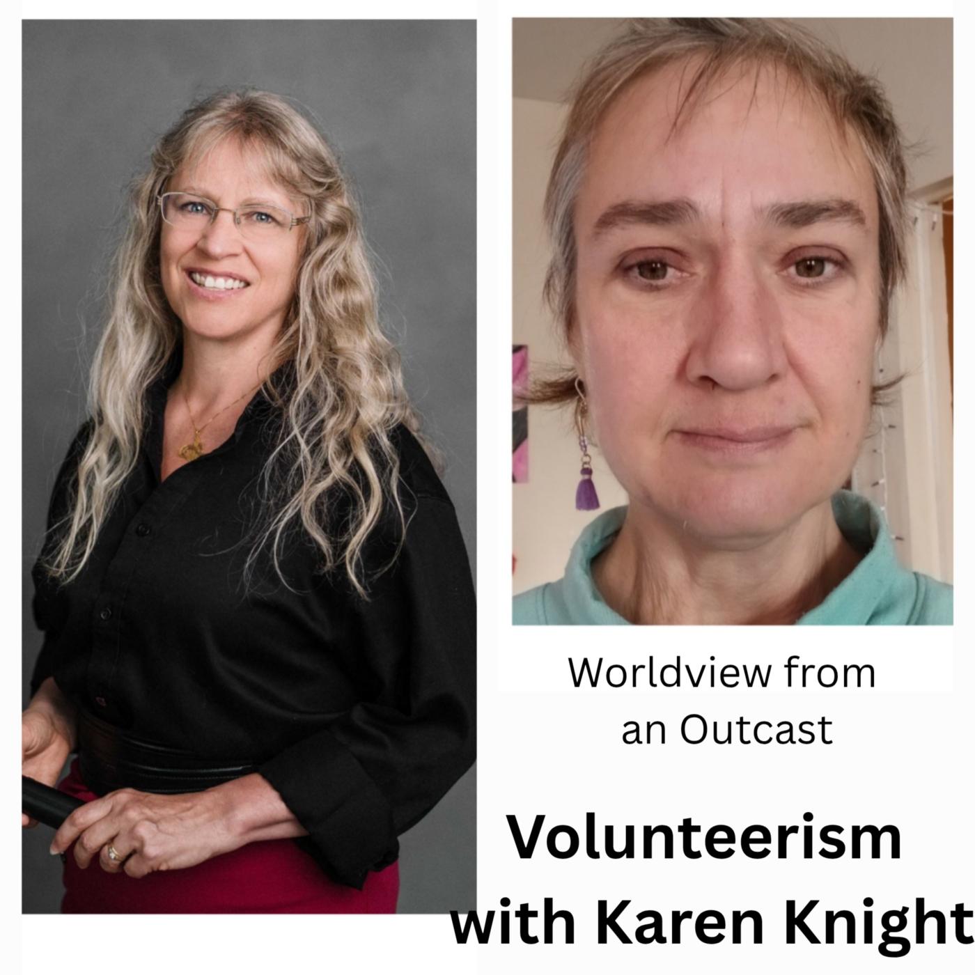 Volunteerism with Karen Knight episode artwork