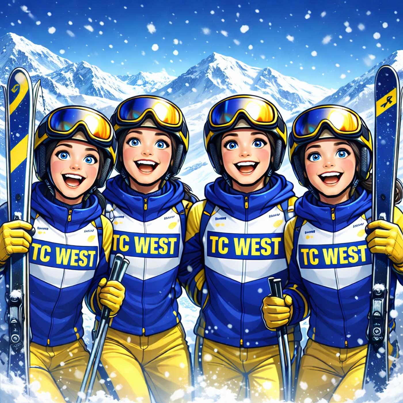 COTC - 20 Feb 2026 - Quadruplets compete in the state Ski Finals for TC West