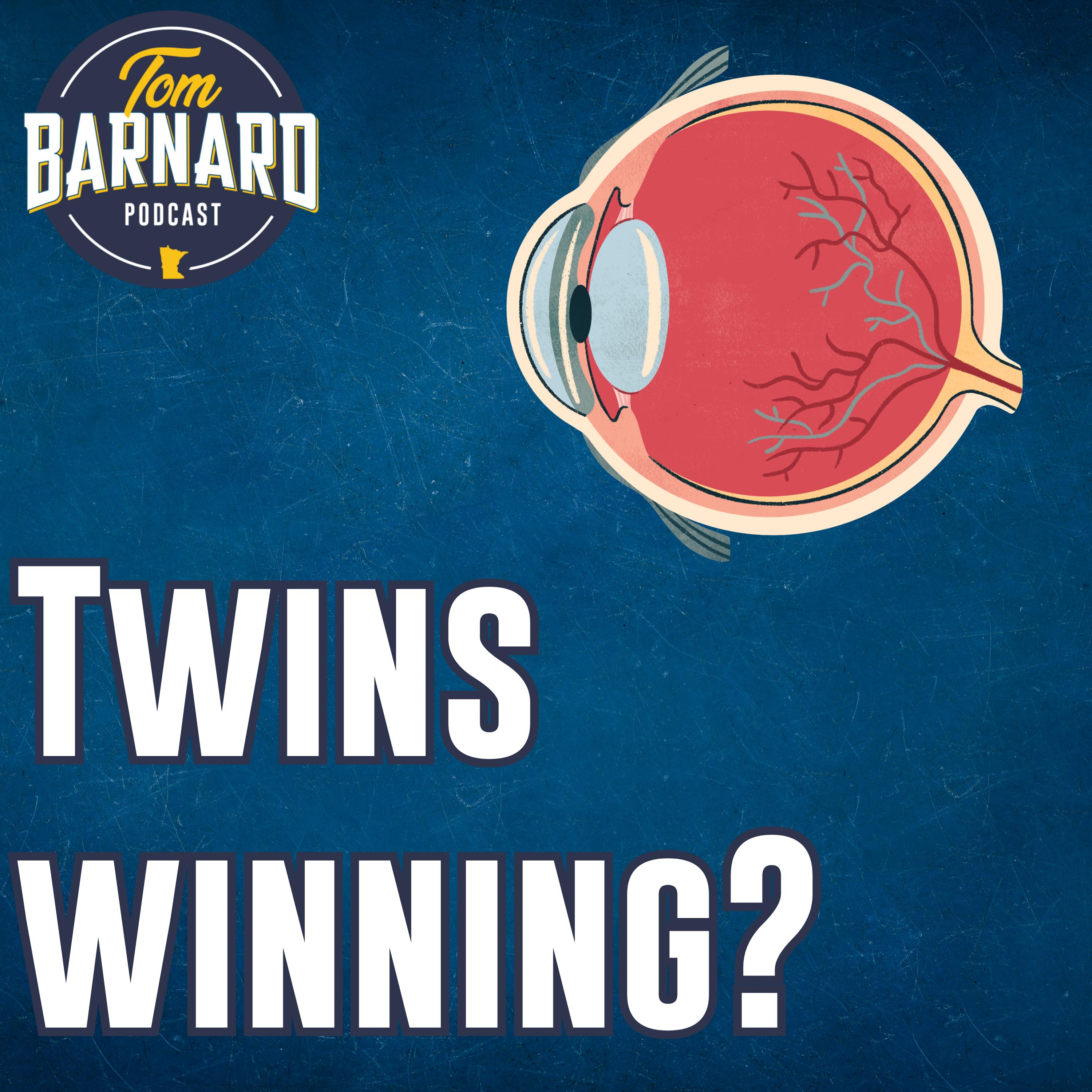 Bob can see anything, but he can't see the Twins winning episode artwork