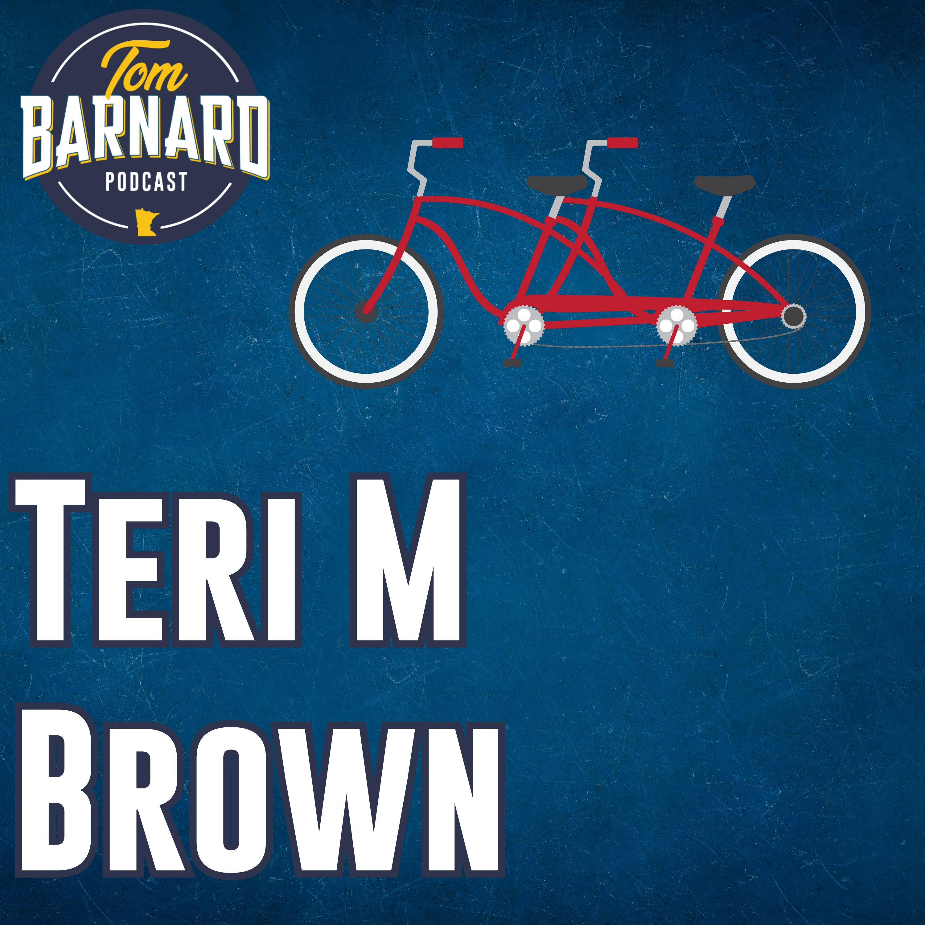 Teri M Brown tandem bikes across America episode artwork