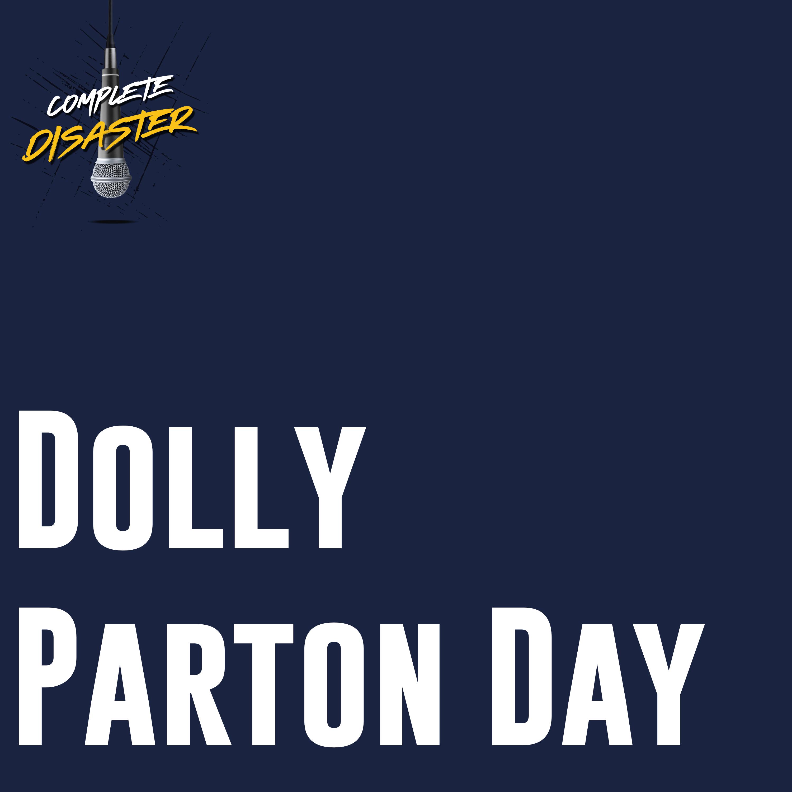 It is also Dolly Parton Day episode artwork