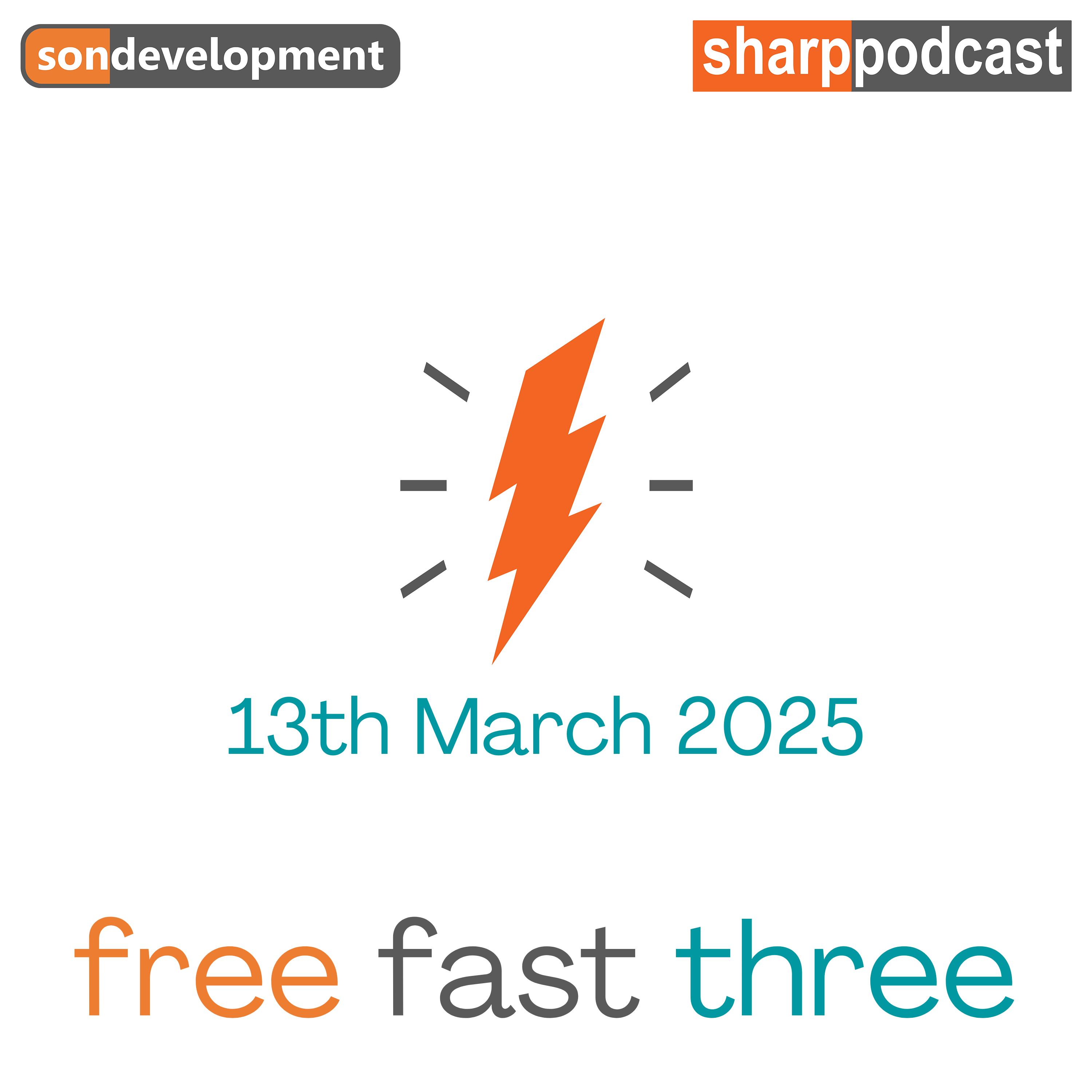 Free Fast Three 13th March 2025