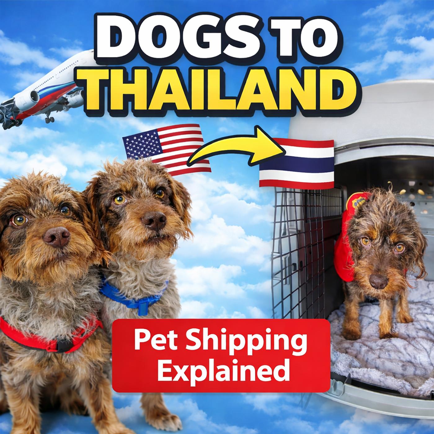 How I Moved My Dogs From the U.S. to Thailand (The Real Process) | w/ AE Pets International