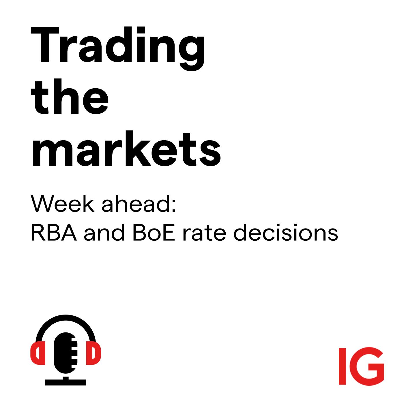 cover of episode Week ahead: RBA and BoE rate decisions