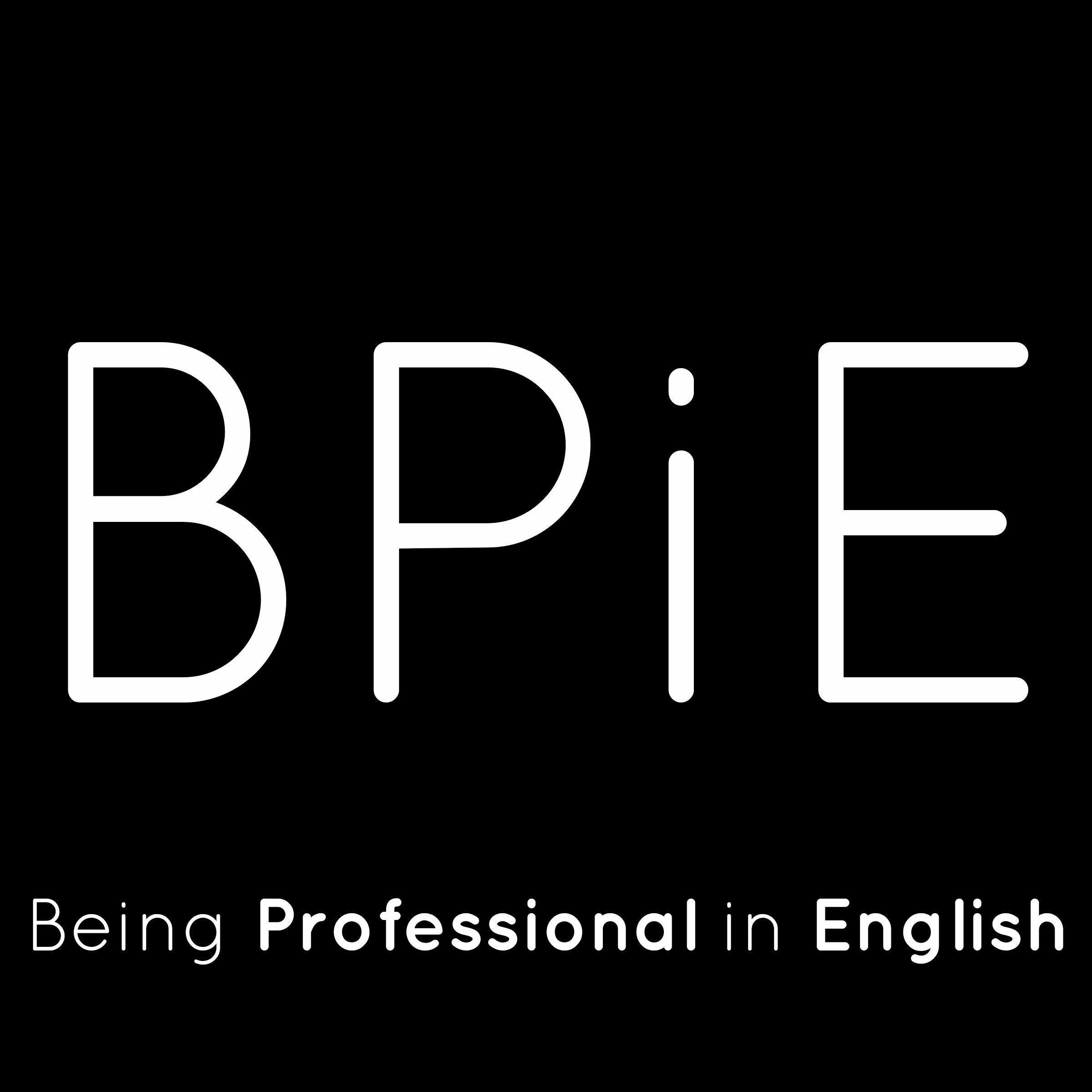 Being Professional in English