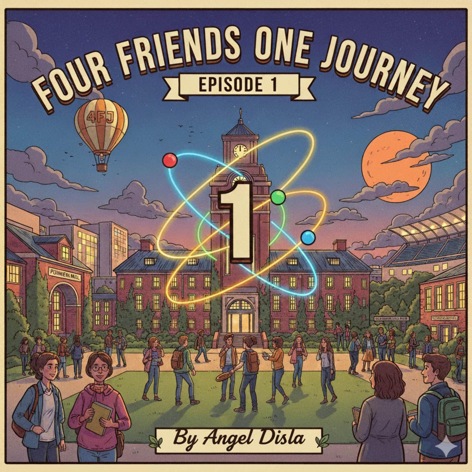 Four Friends One Journey podcast artwork