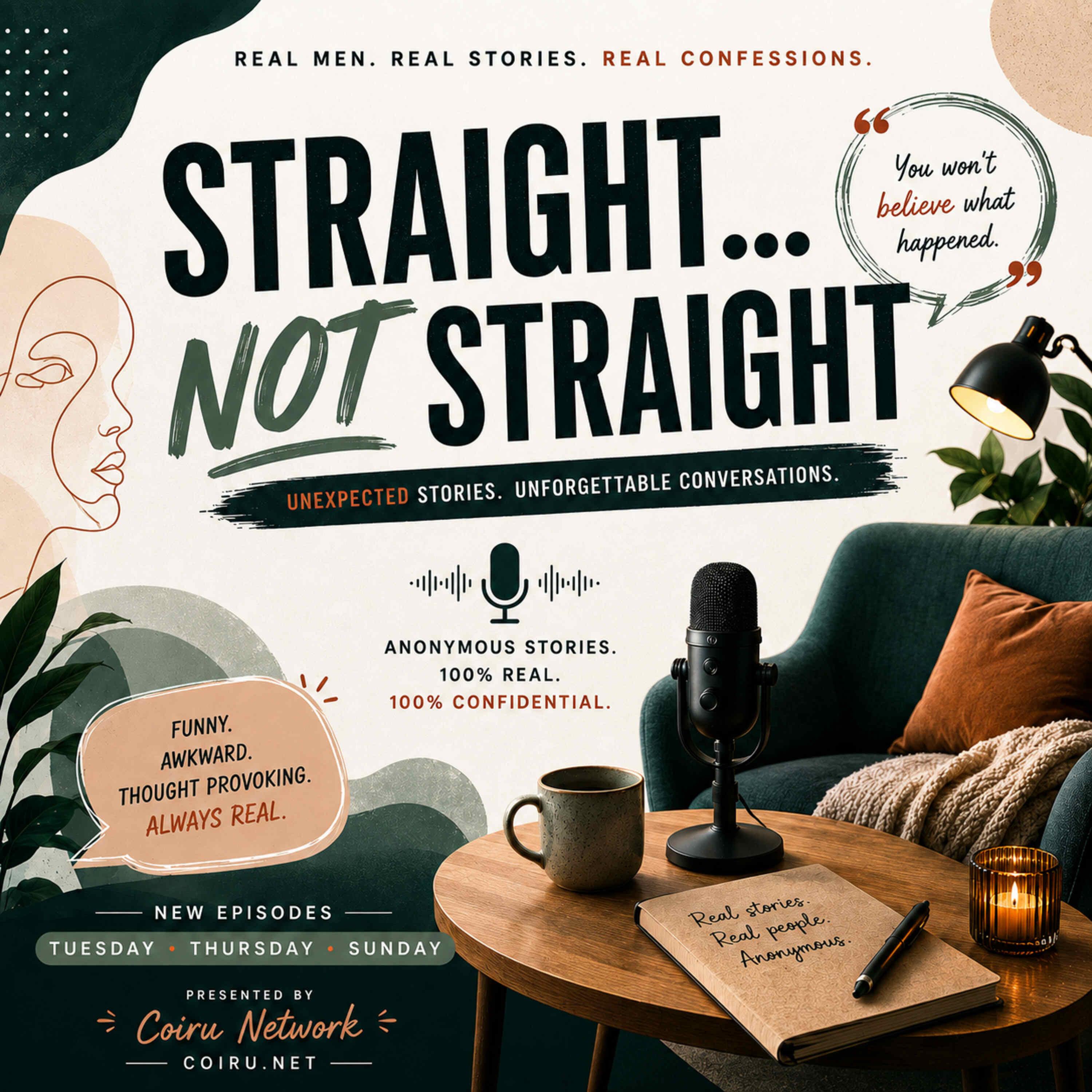 Straight NOT straight podcast artwork